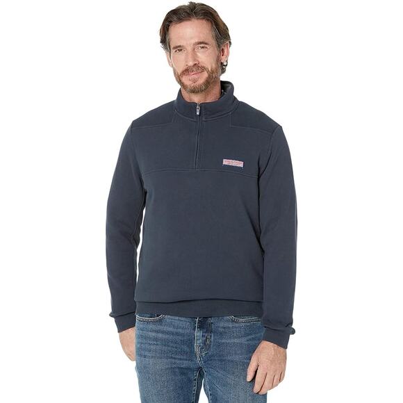Vineyard‎ Vines Classic Shep Shirt Pullover Mens Small Blue Quarter Zip Preppy - Picture 8 of 12